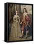 'William II, Prince of Orange, and his Bride, Mary Stuart', 1641 (c1927)-Anthony Van Dyck-Framed Stretched Canvas