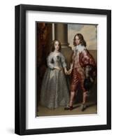 William Ii, Prince of Orange, and His Bride, Mary Stuart, 1641-Sir Anthony Van Dyck-Framed Giclee Print