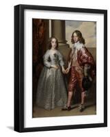 William Ii, Prince of Orange, and His Bride, Mary Stuart, 1641-Sir Anthony Van Dyck-Framed Giclee Print