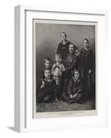 William Ii, the German Emperor, and His Sons-null-Framed Giclee Print