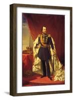 William III (1817-189), King of the Netherlands, 1856-Nicolaas Pieneman-Framed Giclee Print