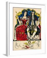 William III and Mary II, King and Queen of Great Britain and Ireland from 1688, (1932)-Rosalind Thornycroft-Framed Giclee Print