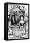 William III and Mary II-R White-Framed Stretched Canvas