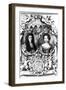 William III and Mary II-R White-Framed Giclee Print