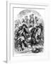 William III Thrown from His Horse Near Hampton Court-C Sheeres-Framed Giclee Print