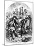 William III Thrown from His Horse Near Hampton Court-C Sheeres-Mounted Giclee Print