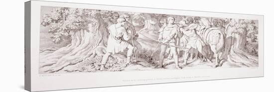 William, in His Hunting Ground at Rouen, Receives Intelligence from Tostig of Harold's…-Daniel Maclise-Stretched Canvas