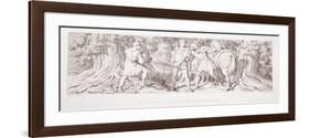 William, in His Hunting Ground at Rouen, Receives Intelligence from Tostig of Harold's…-Daniel Maclise-Framed Premium Giclee Print