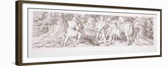 William, in His Hunting Ground at Rouen, Receives Intelligence from Tostig of Harold's…-Daniel Maclise-Framed Premium Giclee Print