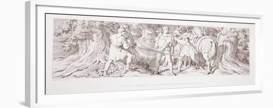 William, in His Hunting Ground at Rouen, Receives Intelligence from Tostig of Harold's…-Daniel Maclise-Framed Premium Giclee Print