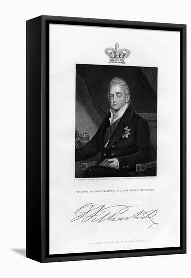 William IV, King of the United Kingdom, 19th Century-J Cochran-Framed Stretched Canvas