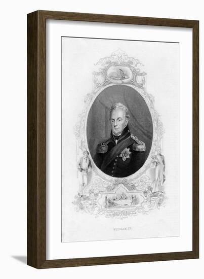 William IV of the United Kingdom, 19th Century-null-Framed Giclee Print