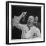 William J. Jung Shouting on Floor of Stock Exchange-Herbert Gehr-Framed Photographic Print