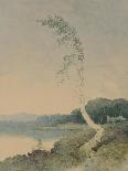 Silver Birch by a Lake, 1845-William James Blacklock-Framed Giclee Print