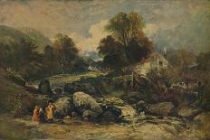 Dol-y-Garrog Mill near Llanrwst, Caernarvonshire, c1844-William James Muller-Giclee Print