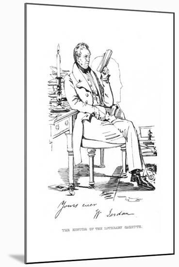 William Jerdan-Daniel Maclise-Mounted Giclee Print