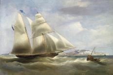 Whaling in South Seas, by William John Huggins (1781-1845), 44X57 Cm, 19th Century-William John Huggins-Giclee Print