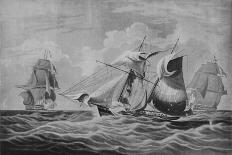 'An Armed Merchant Ship Capture', c1813-William John Huggins-Framed Giclee Print