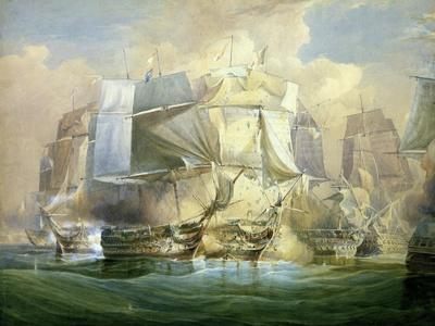 The Battle of Trafalgar, the Beginning of the Action, 21st October 1805
