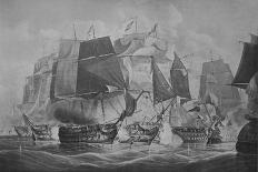 'An Armed Merchant Ship Capture', c1813-William John Huggins-Framed Giclee Print