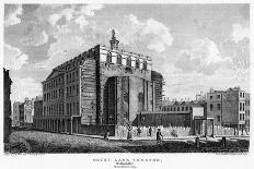 Drury Lane Theatre, Westminster, London, 19th Century-William Johnstone White-Mounted Giclee Print