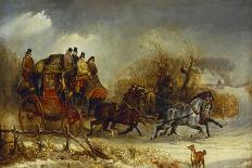 The London to Brighton Stage Coach-William Joseph Shayer-Giclee Print