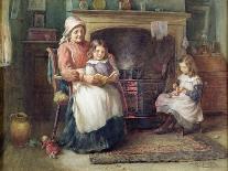 The Lesson (W/C and Bodycolour on Paper)-William Kay Blacklock-Giclee Print