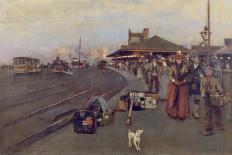 Stirling Station, 1887-88 (Oil on Canvas)-William Kennedy-Giclee Print