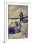 William Kidd-Howard Pyle-Framed Giclee Print