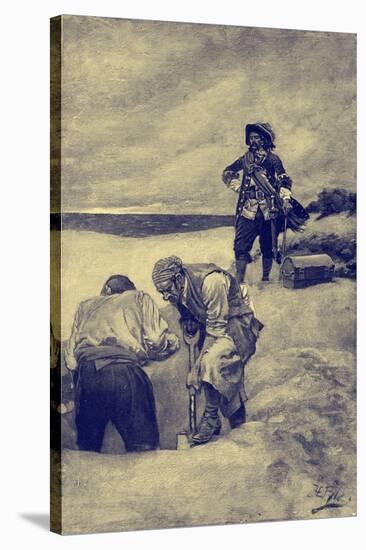 William Kidd-Howard Pyle-Stretched Canvas