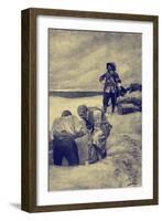 William Kidd-Howard Pyle-Framed Giclee Print