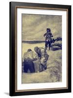 William Kidd-Howard Pyle-Framed Giclee Print