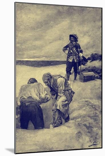 William Kidd-Howard Pyle-Mounted Giclee Print