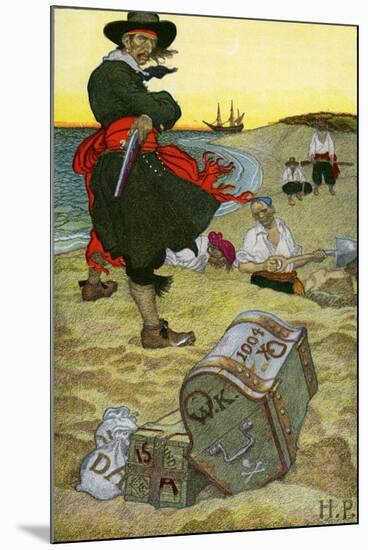 William Kidd-Howard Pyle-Mounted Giclee Print