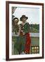 William Kidd-Howard Pyle-Framed Giclee Print