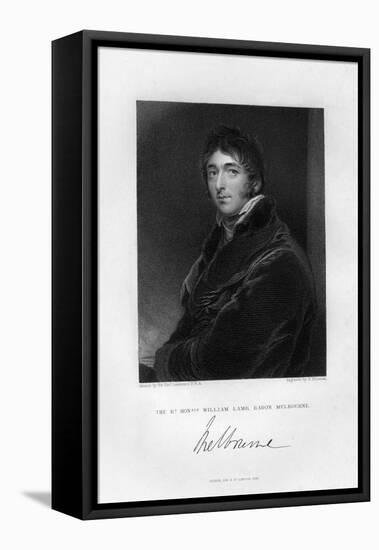 William Lamb (1779-184), 2nd Viscount Melbourne, 1836-Samuel Freeman-Framed Stretched Canvas