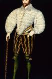 Portrait of Grey Brydges, Fifth Baron Chandos of Sudeley (C. 1581-1621) C.1615-William Larkin-Framed Giclee Print