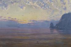 Sunset Catalina Island-William Lees Judson-Framed Stretched Canvas