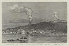 The Recent Eruption of Mount Etna, Sicily, a View of the New Crater-William Lionel Wyllie-Giclee Print
