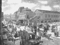 'Electric Railway Station (City and South London), King William Street', 1891-William Luker-Giclee Print