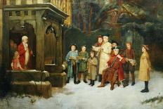 The Carol Singers-William M. Spittle-Stretched Canvas