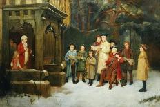 The Carol Singers-William M. Spittle-Stretched Canvas