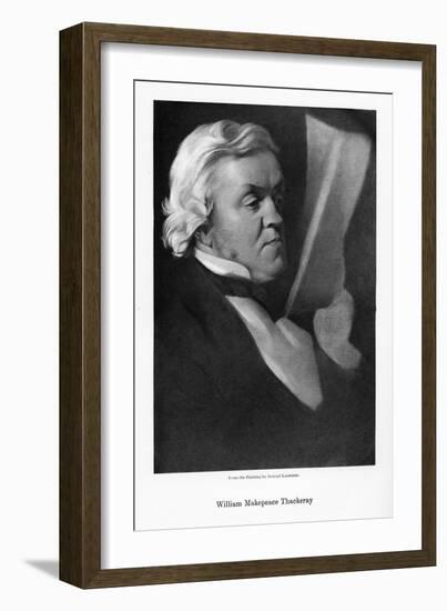 William Makepeace Thackeray, English Novelist, C1864-Samuel Laurence-Framed Giclee Print