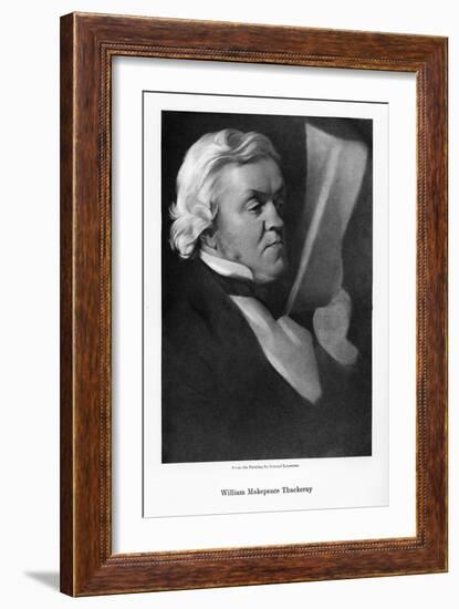 William Makepeace Thackeray, English Novelist, C1864-Samuel Laurence-Framed Giclee Print