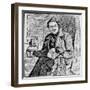 William Makepeace Thackeray with-William Makepeace Thackeray-Framed Giclee Print