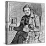 William Makepeace Thackeray with-William Makepeace Thackeray-Stretched Canvas