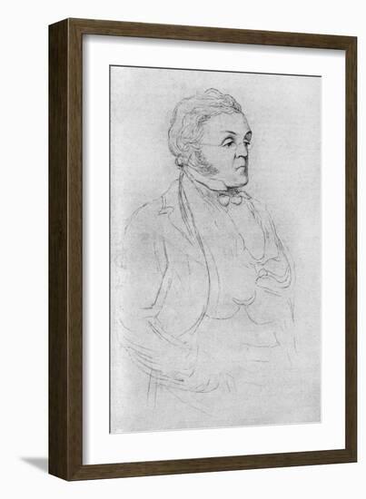 William Makepeace Thackeray --Richard Doyle-Framed Giclee Print