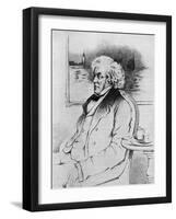 William Makepeace Thackeray --John Gilbert-Framed Giclee Print