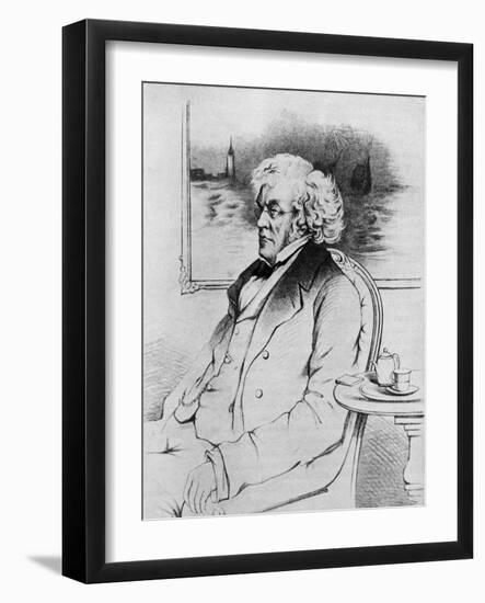 William Makepeace Thackeray --John Gilbert-Framed Giclee Print