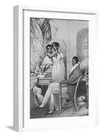 William Makepeace Thackeray --George Chinnery-Framed Giclee Print